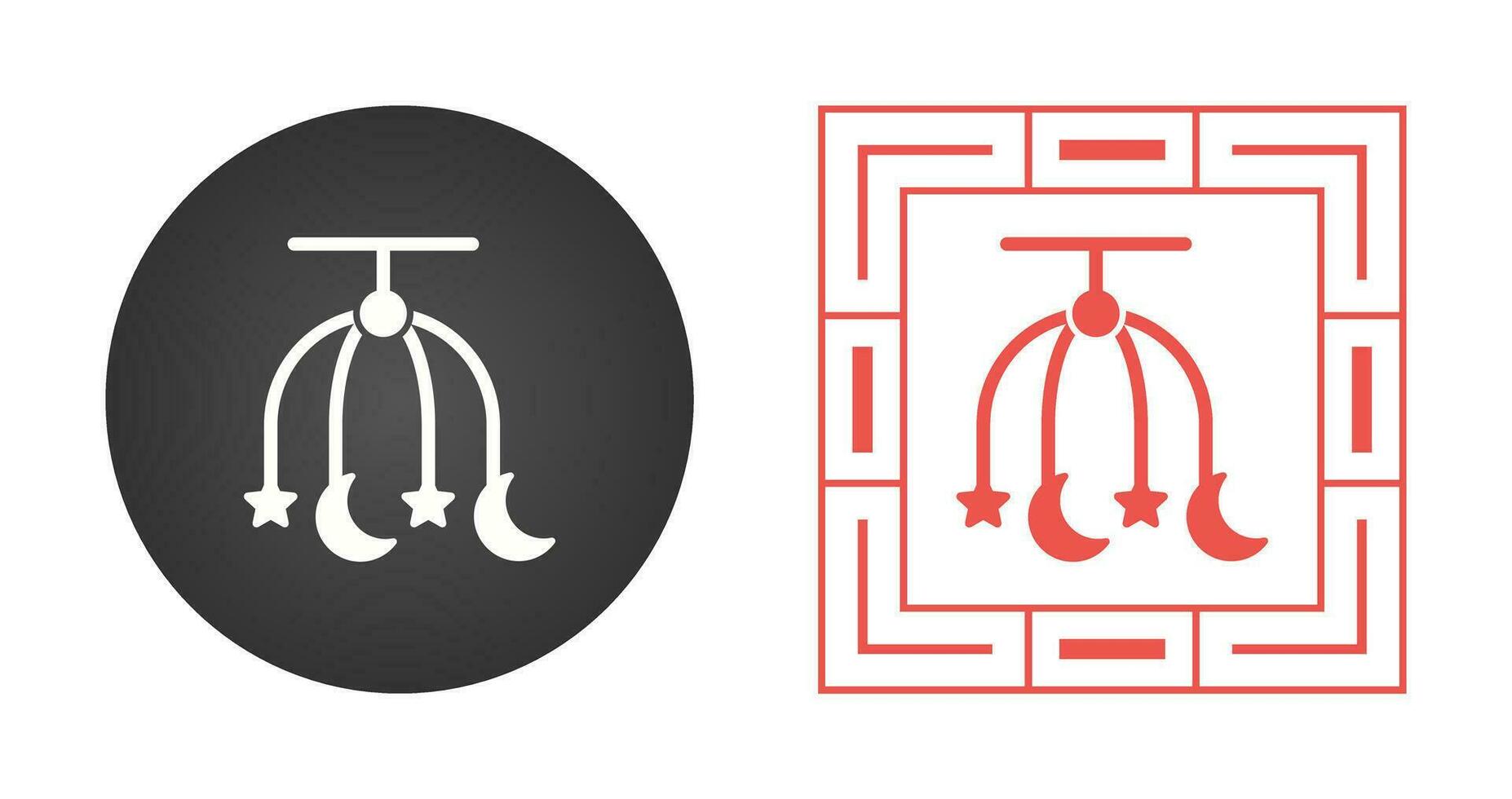 Crib Toy Vector Icon