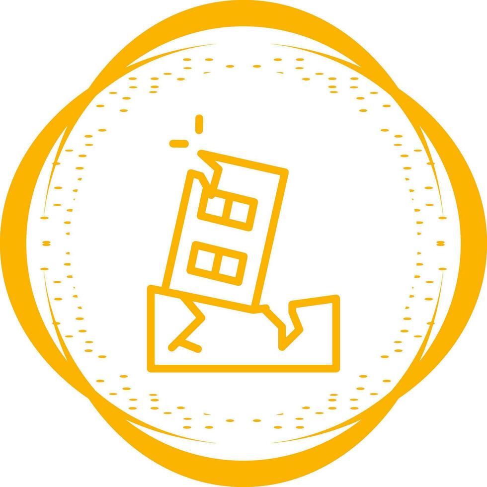 Earthquake Vector Icon