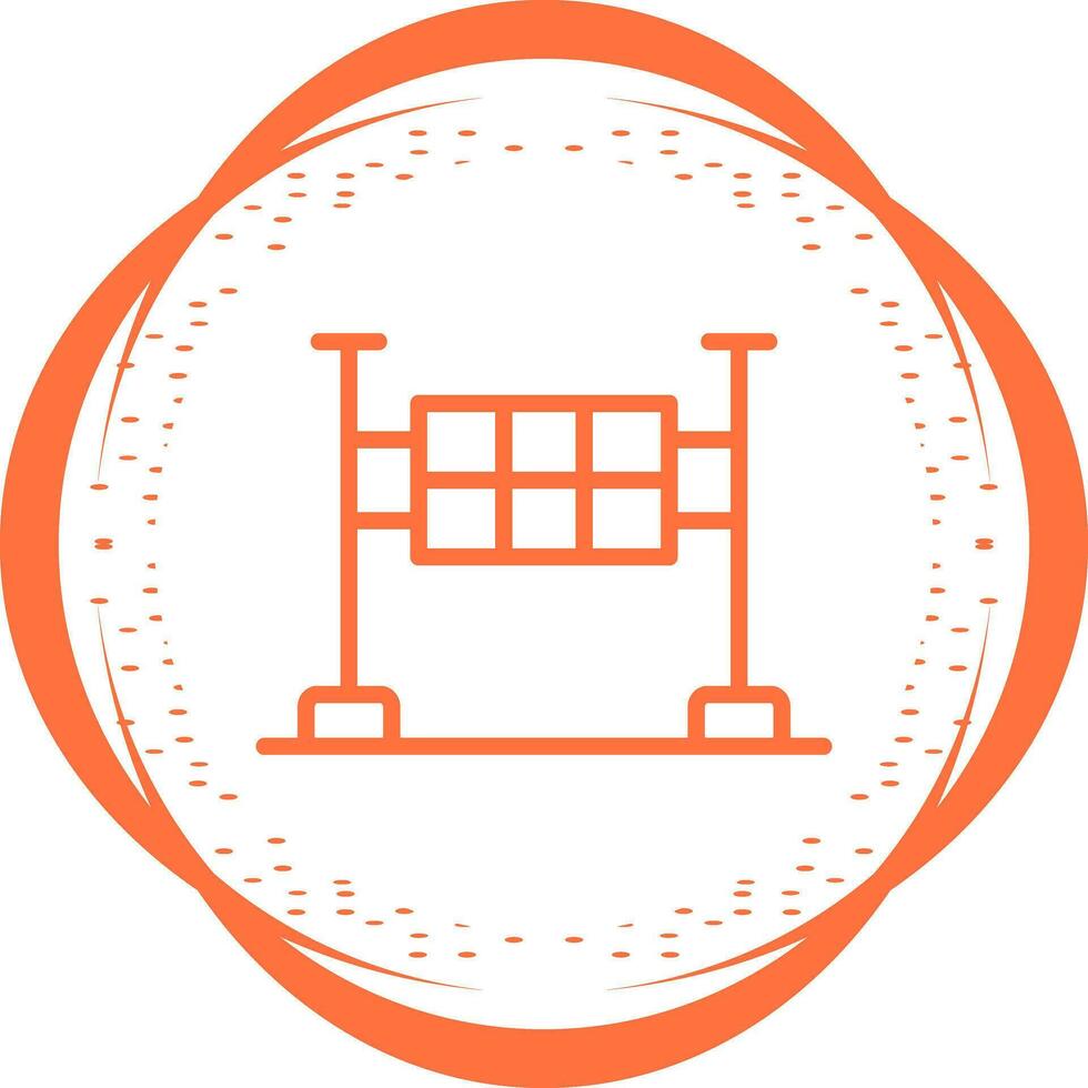 Finish Line Vector Icon