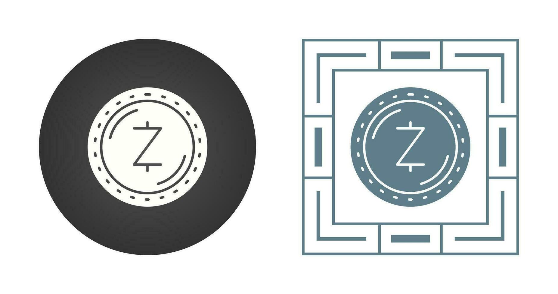 Zcash Currency Vector Icon