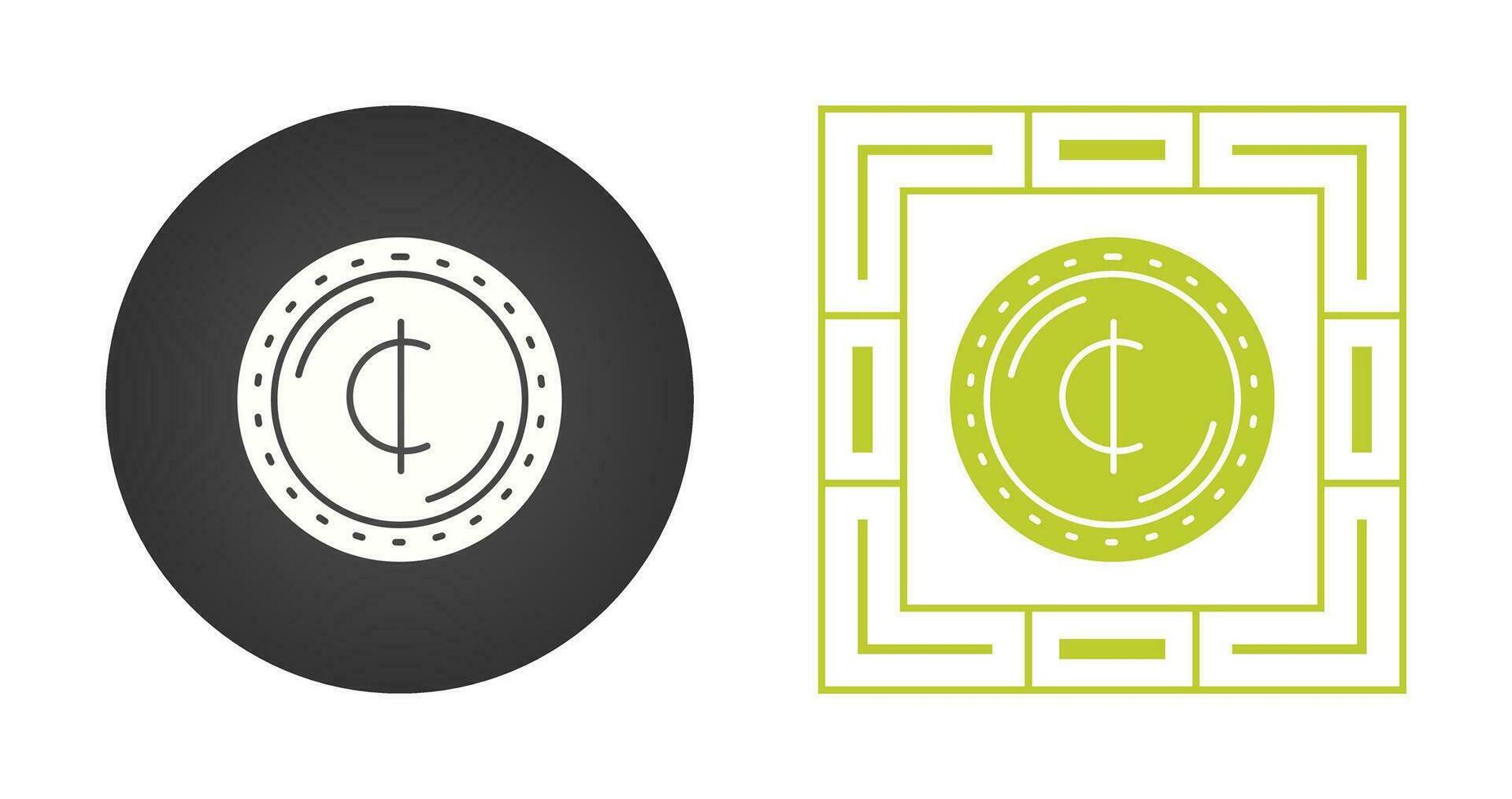 Cedis Currency Vector Icon