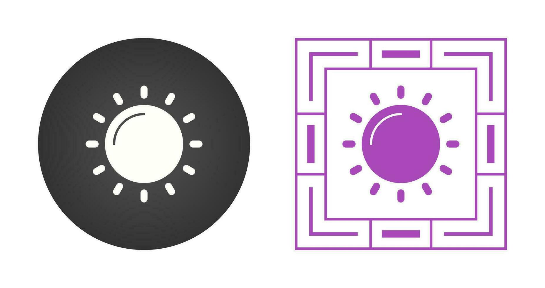 Sun Vector Icon
