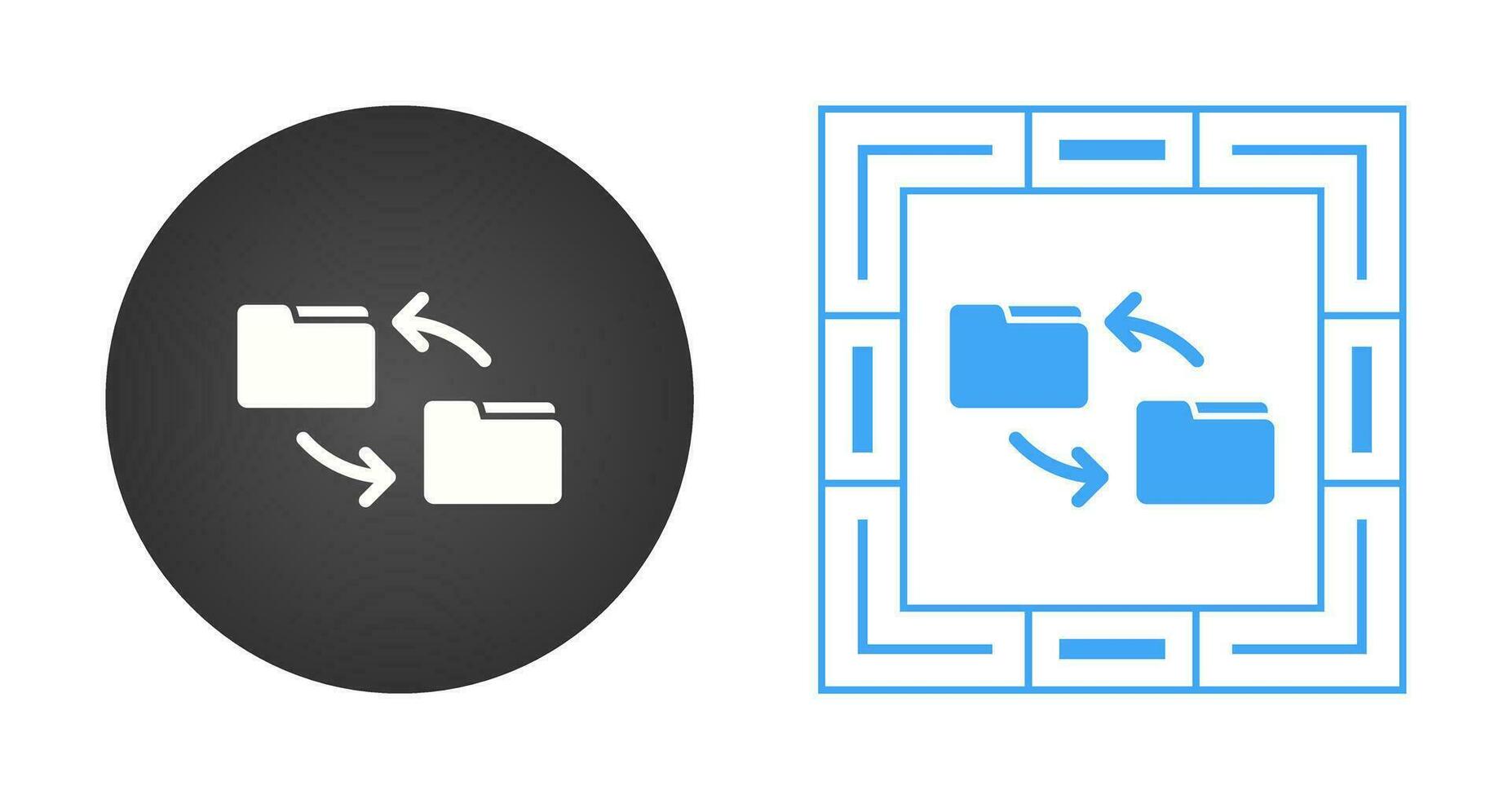 File Transfer Vector Icon