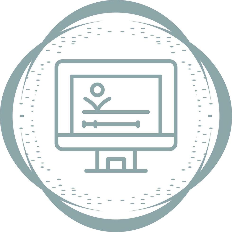 Motion Graphic Vector Icon