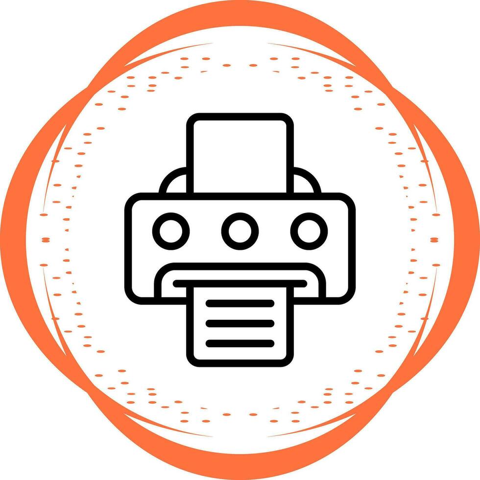 Document Print Vector Icon