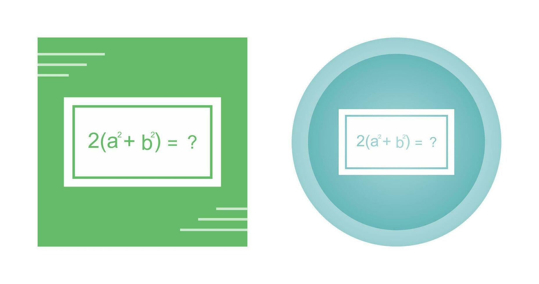 Solving Formula Vector Icon