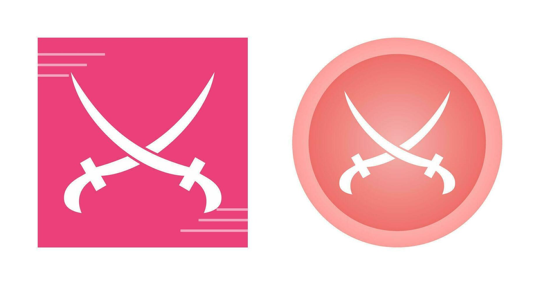 Two Swords Vector Icon