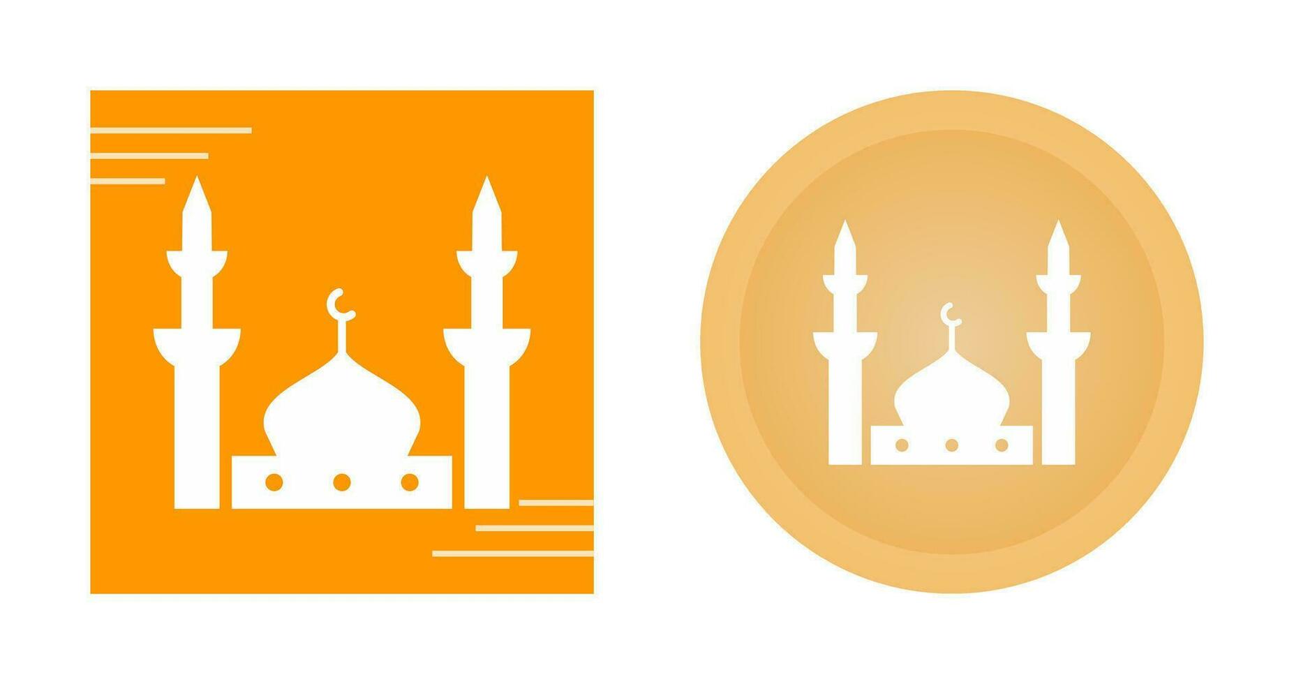 Prophet's Mosque Vector Icon