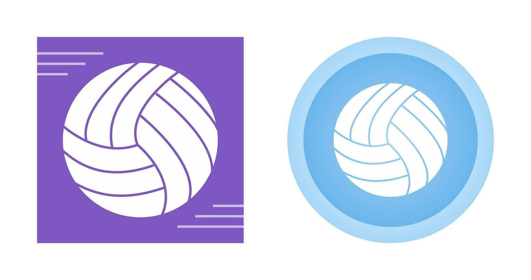 icono de vector de pelota de voleibol