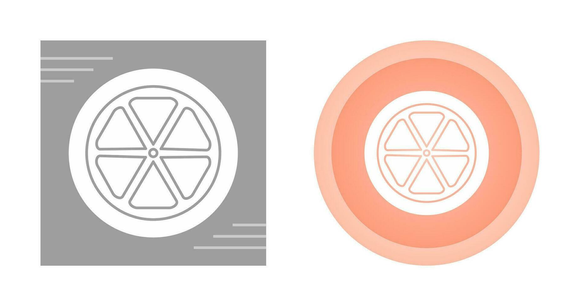 Orange slice Vector Icon