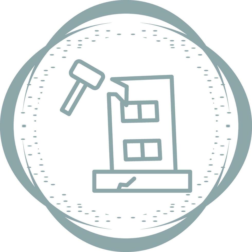 Industry Disruption Vector Icon