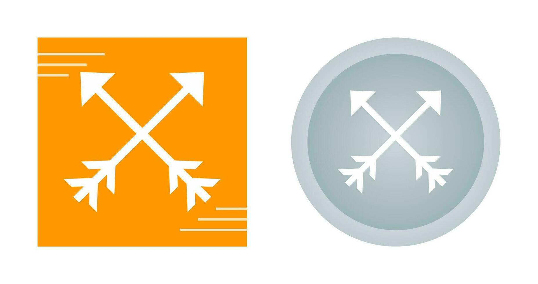 Two Arrows Vector Icon