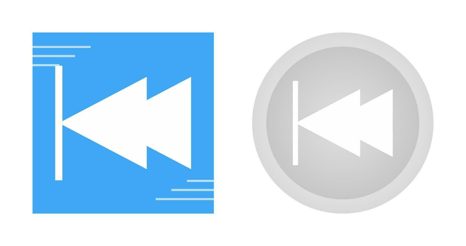 Move to Start Vector Icon
