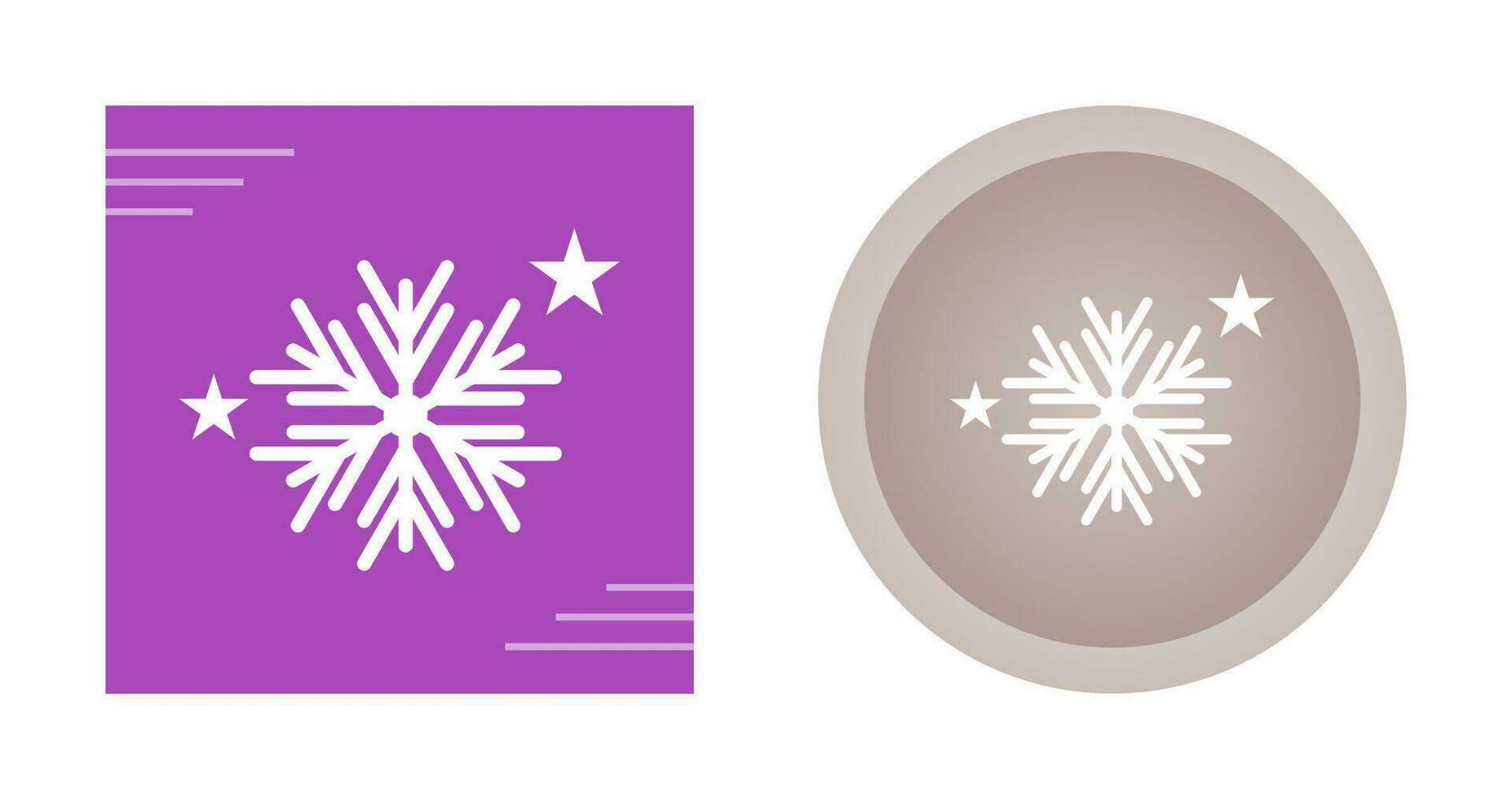 icono de vector de copos de nieve