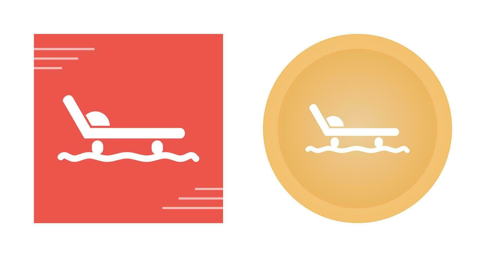 Sled with seat Vector Icon