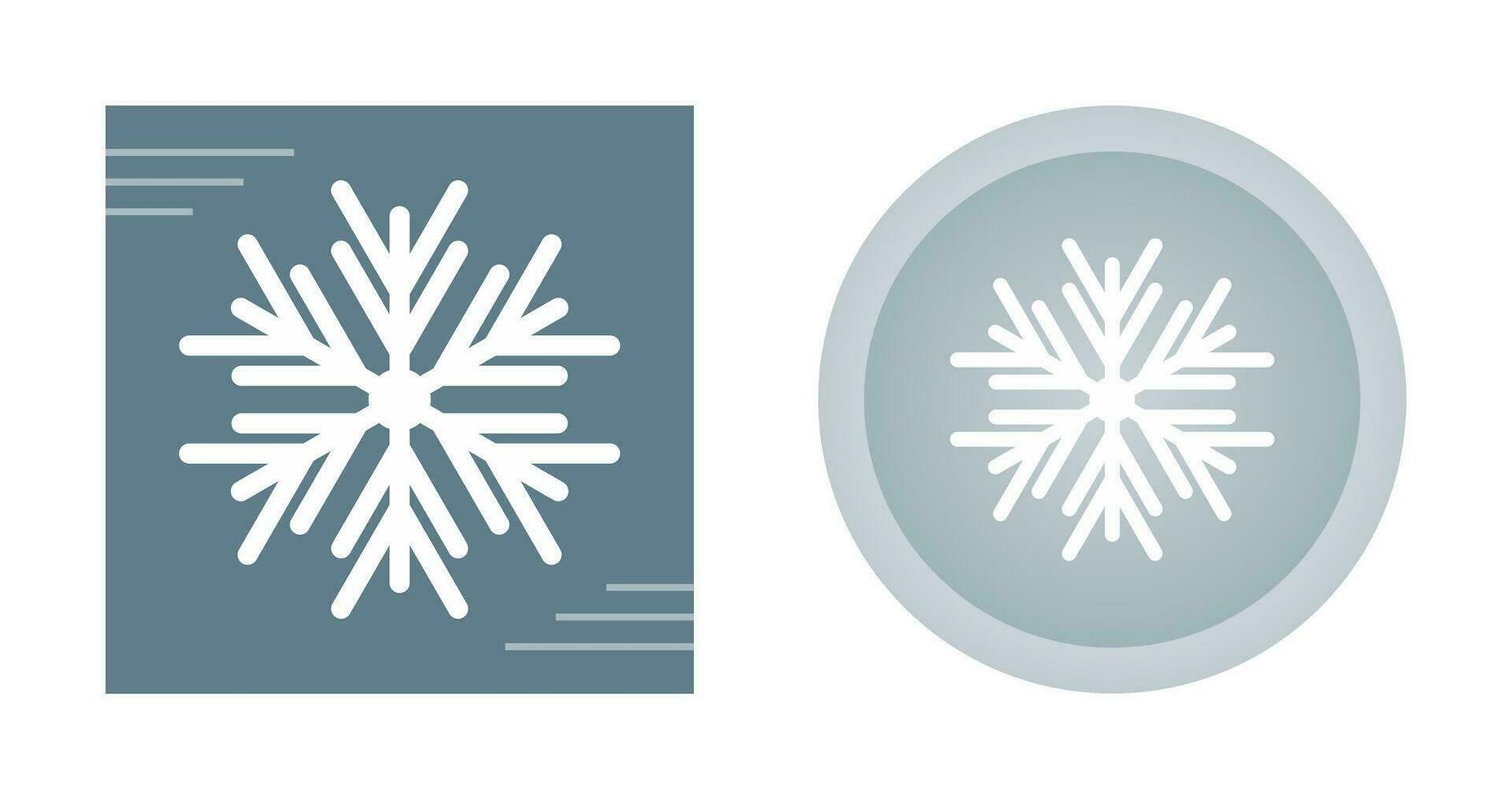 icono de vector de copo de nieve