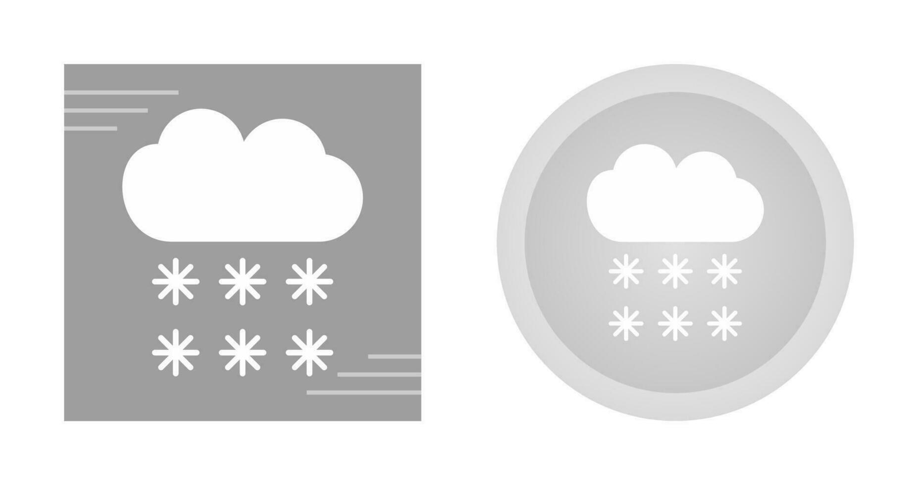 icono de vector de nieve