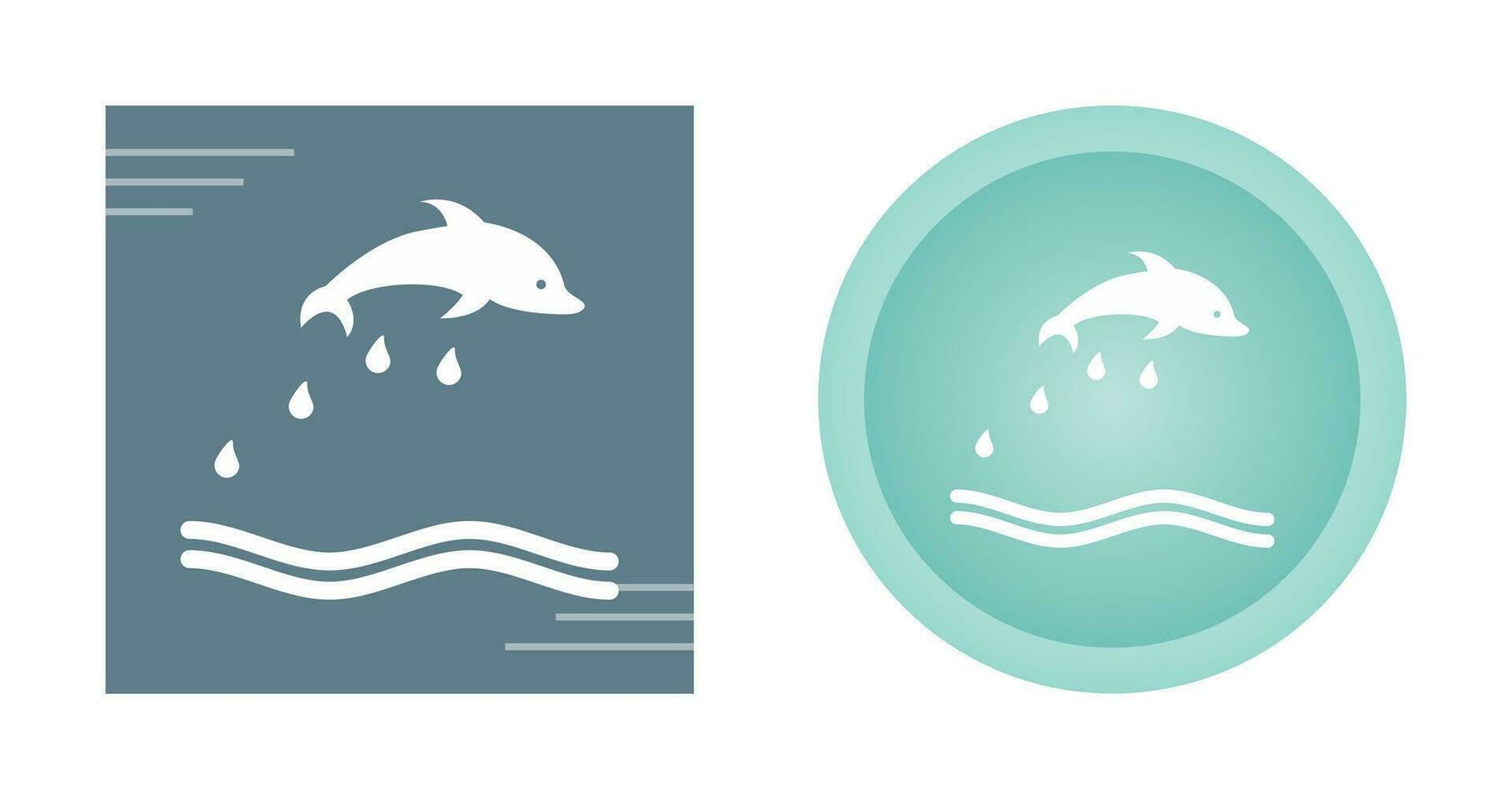 Dolphin Vector Icon