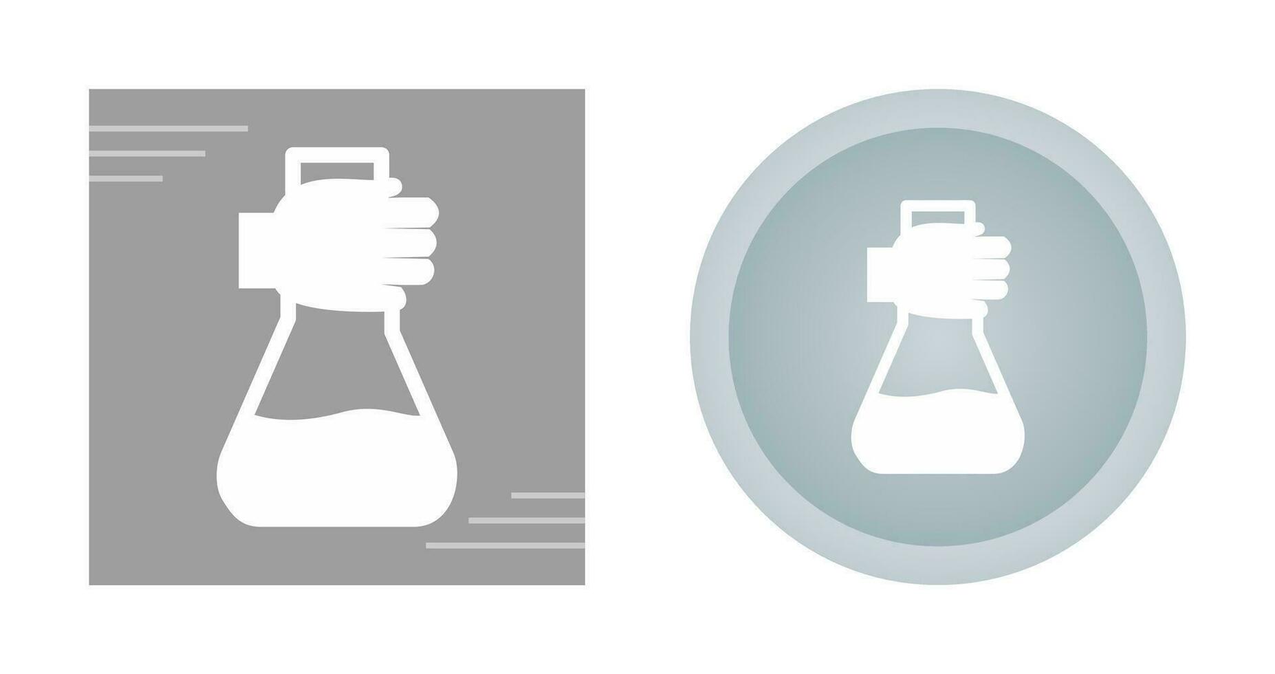 Holding Flask Vector Icon