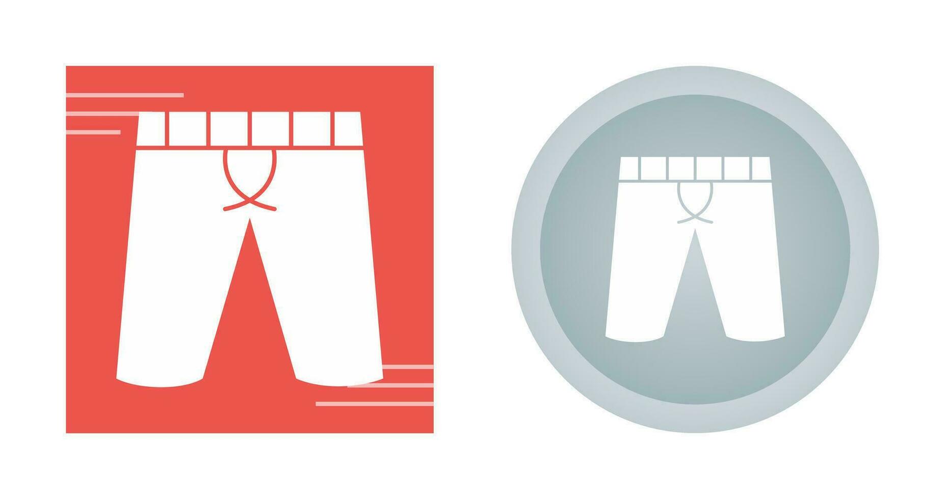 icono de vector de pantalones cortos