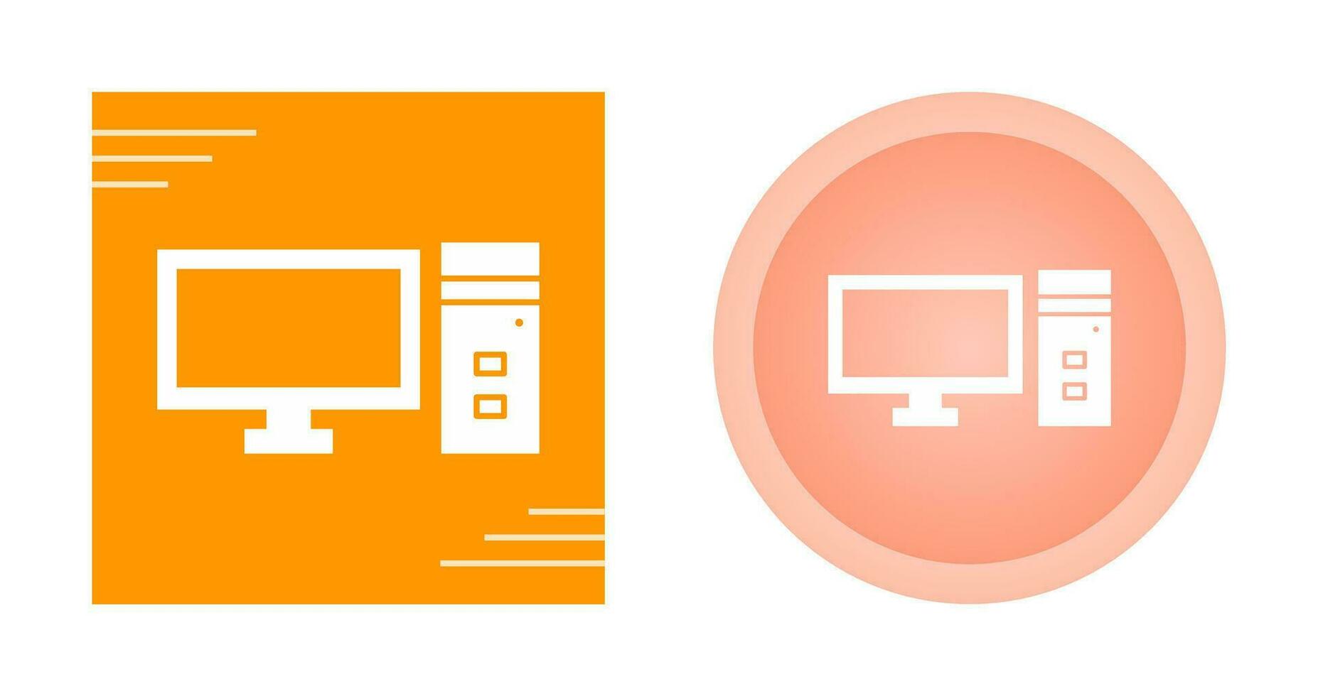 Computer Vector Icon