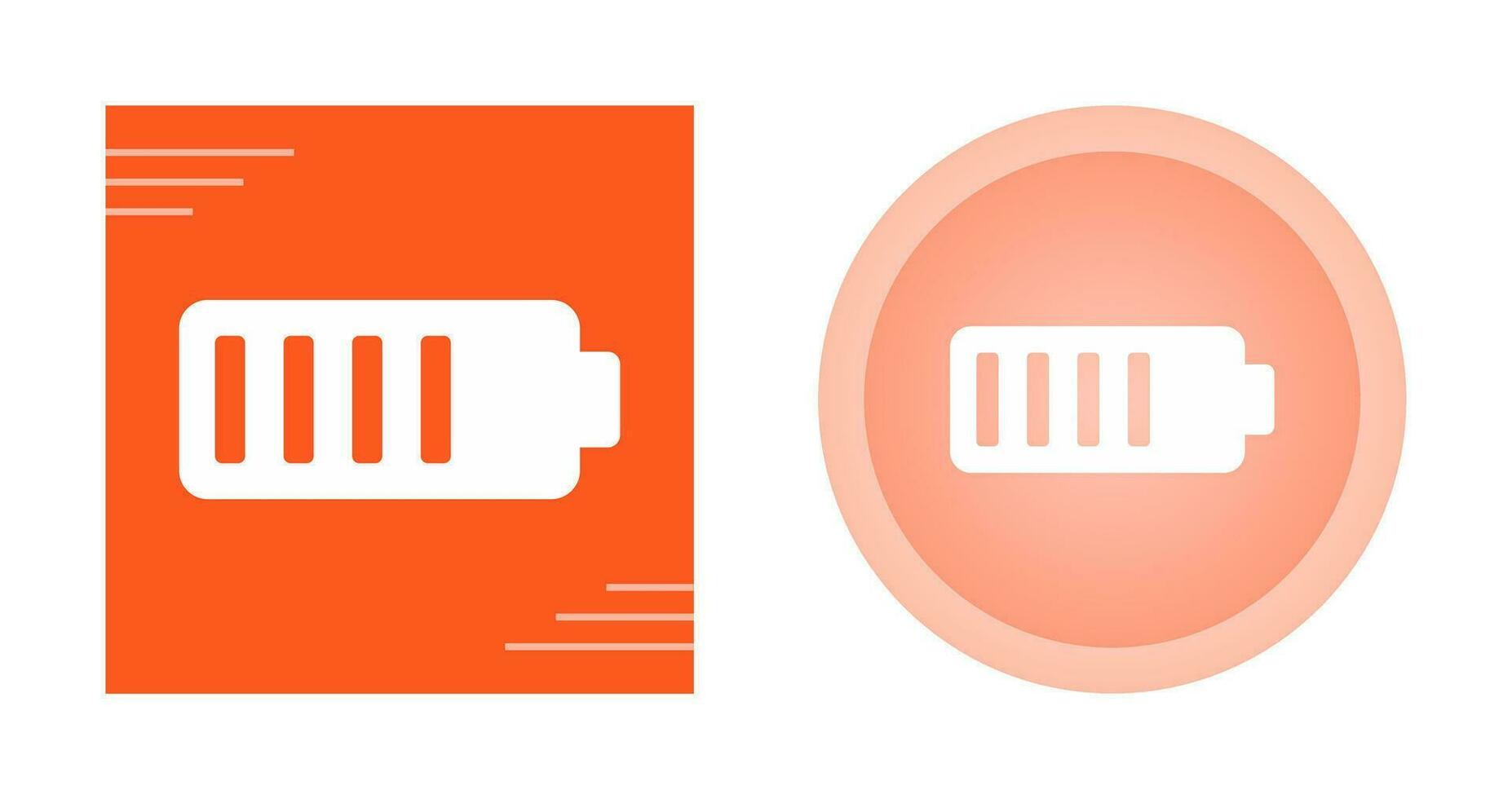 Full Battery Vector Icon