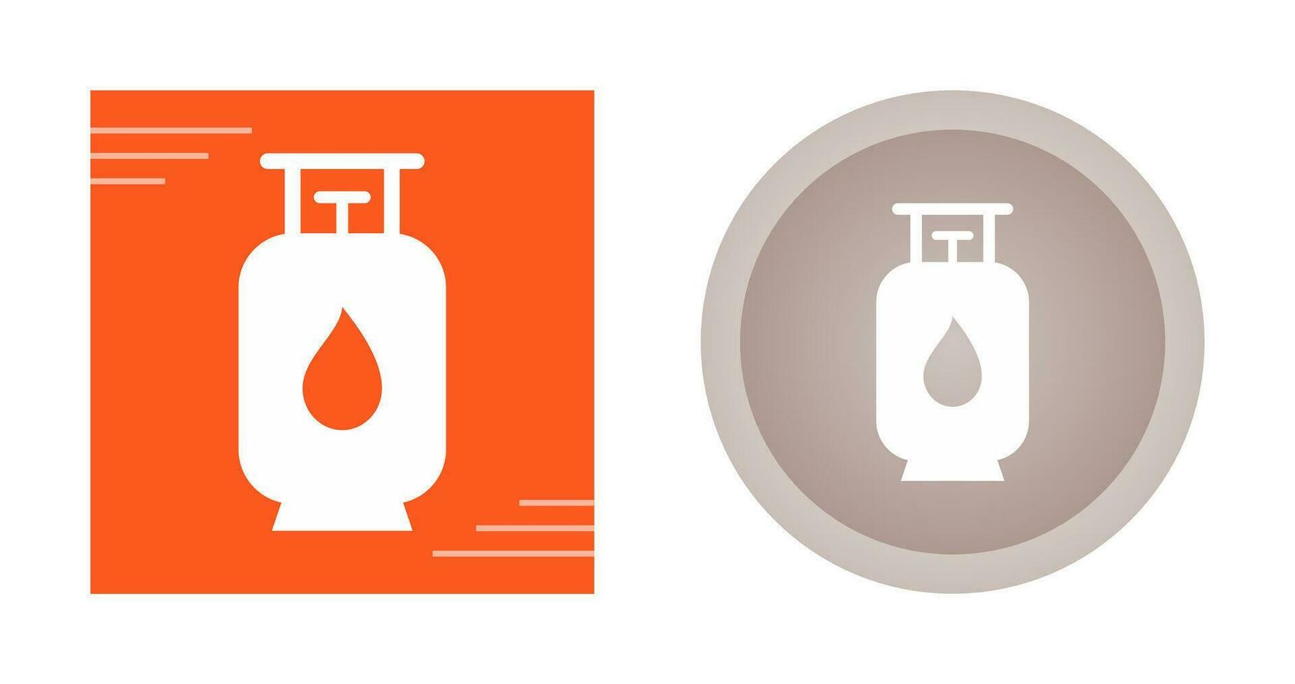 Gas Cylinder Vector Icon