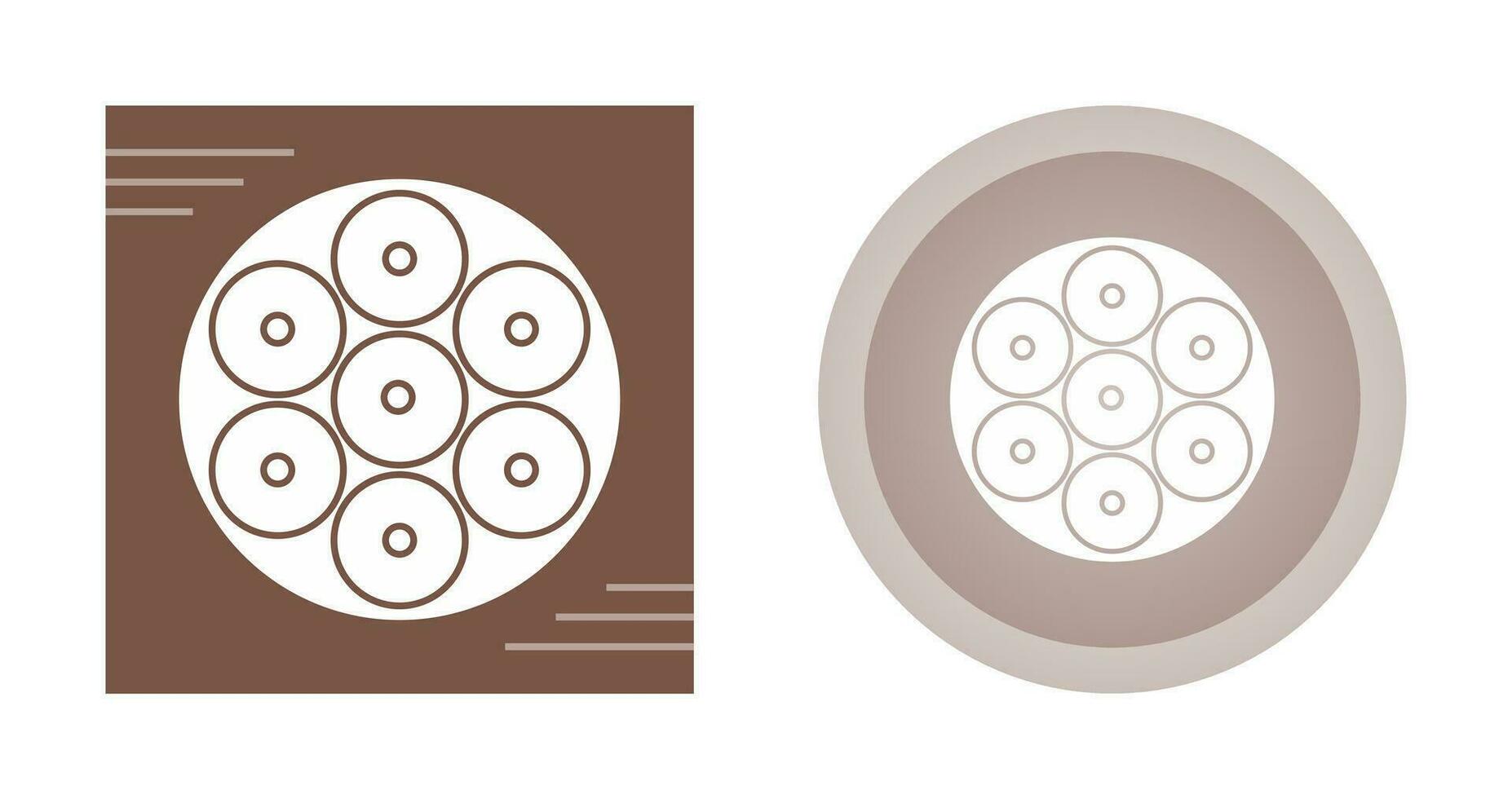 icono de vector de luz led