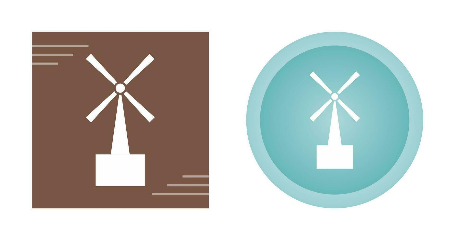 Windmills Vector Icon