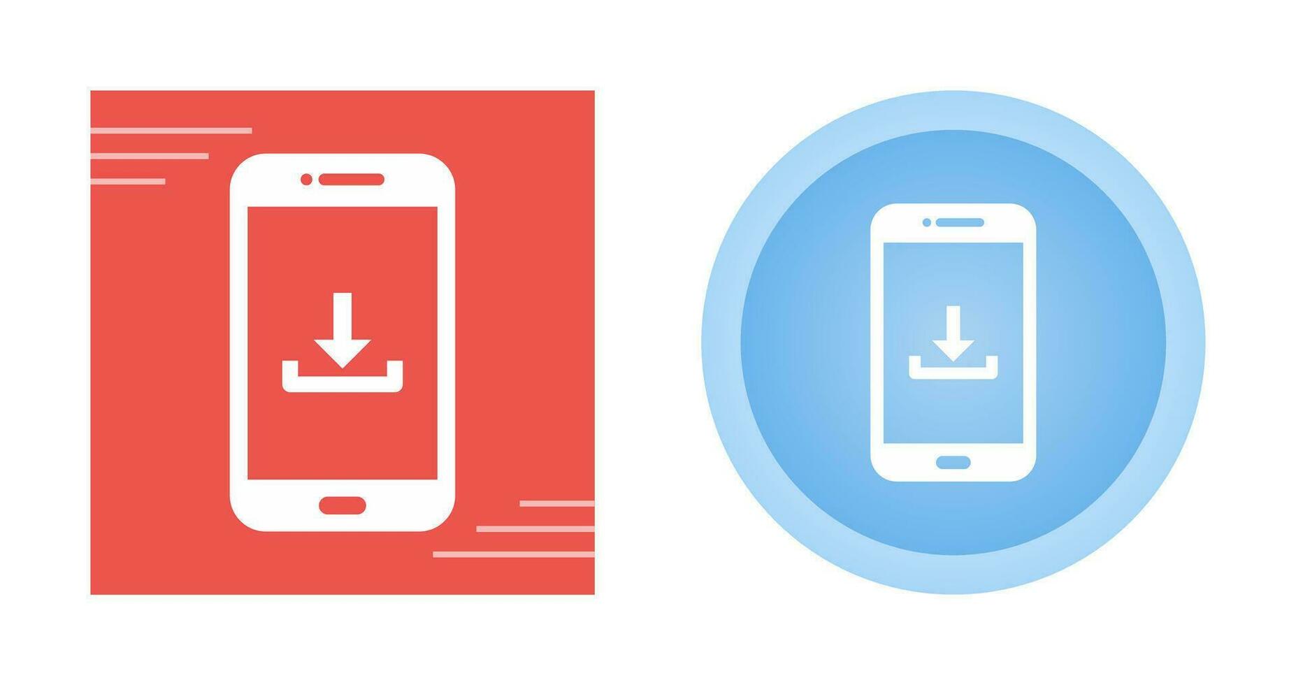 Download To Phone Vector Icon