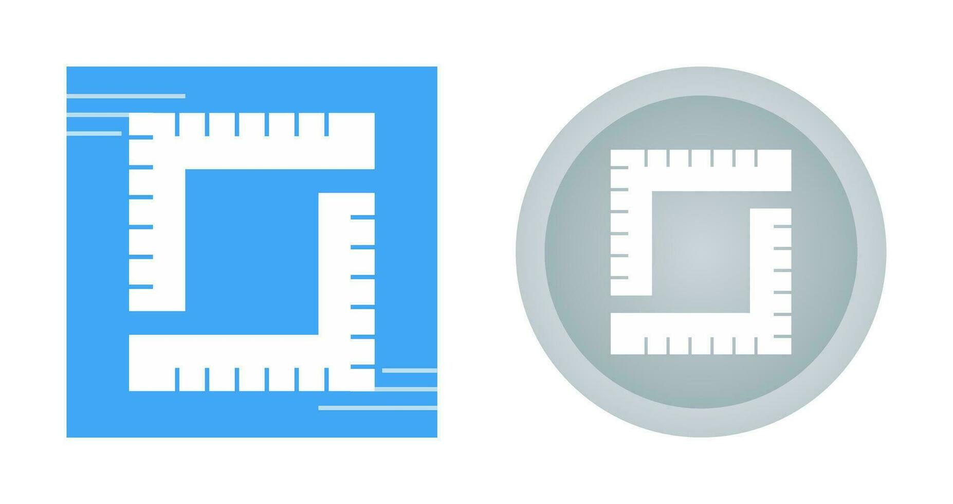 icono de vector de medición