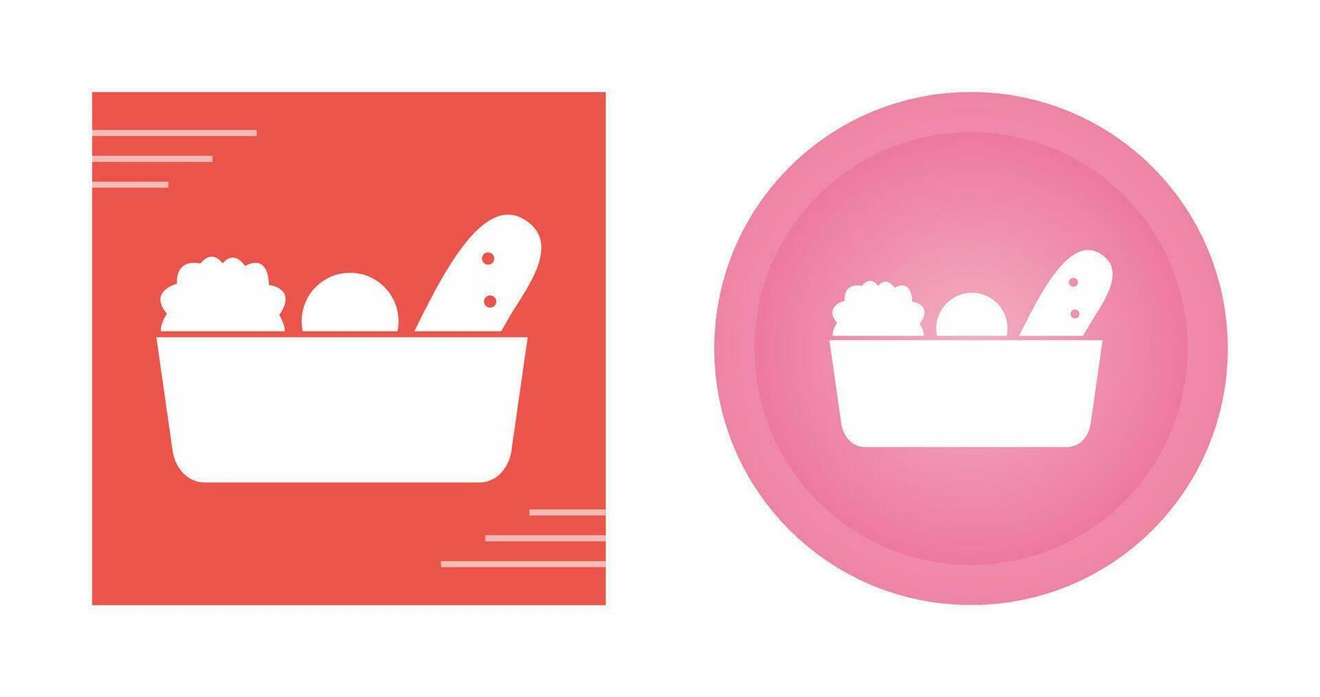Vegetable Basket Vector Icon