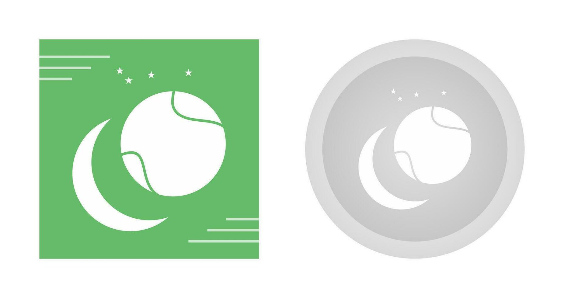 Star Orbitting Earth Vector Icon