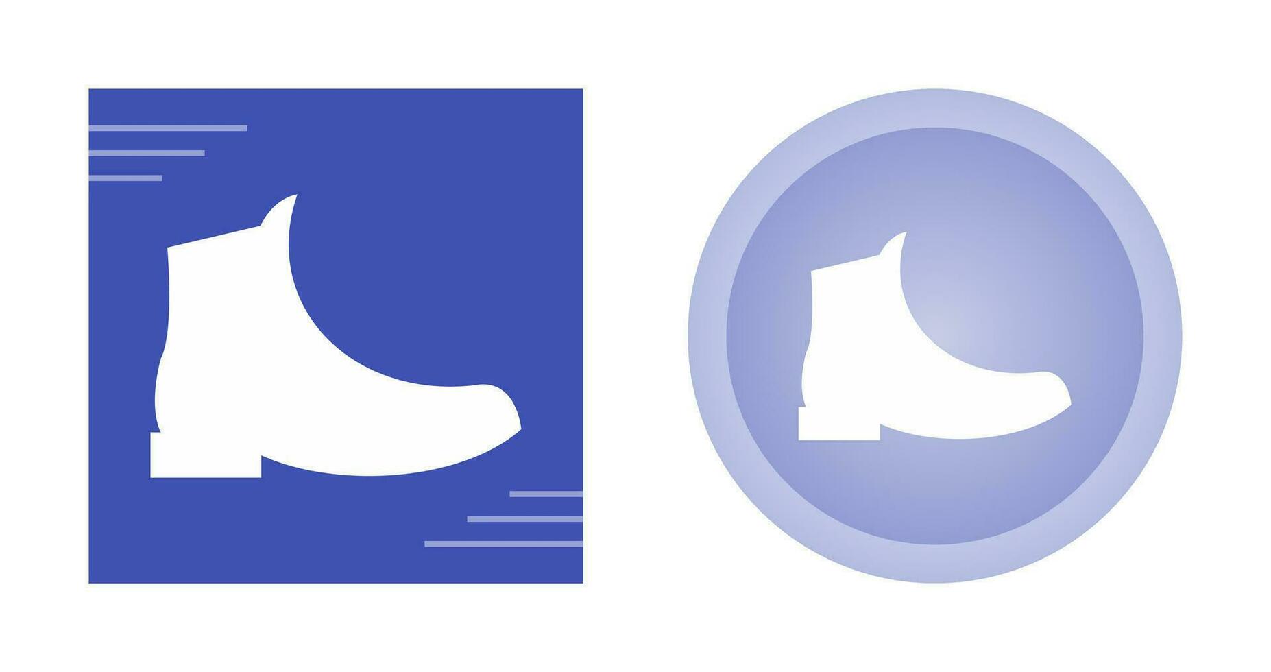 icono de vector de botas