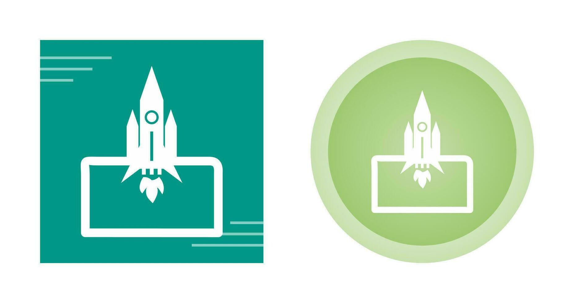 Rocket Launched Vector Icon