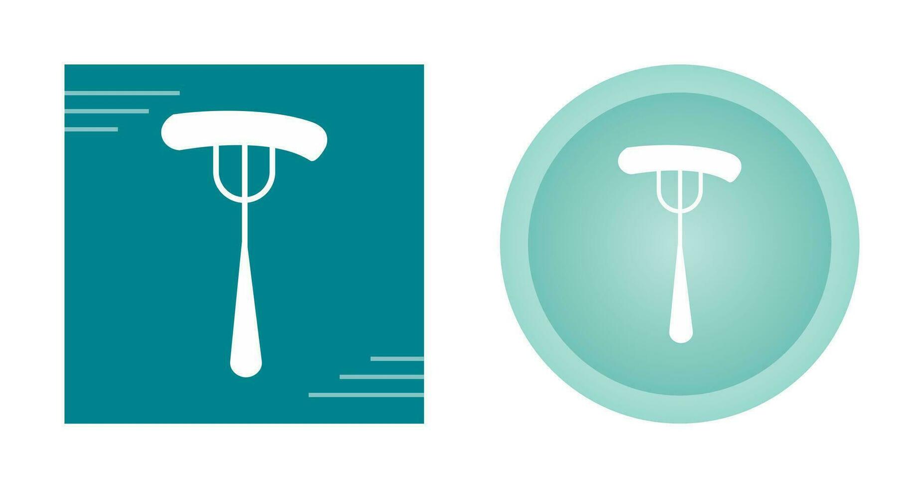 Burning Sausage Vector Icon