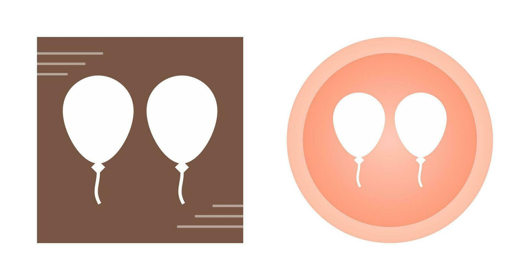 Balloons Vector Icon