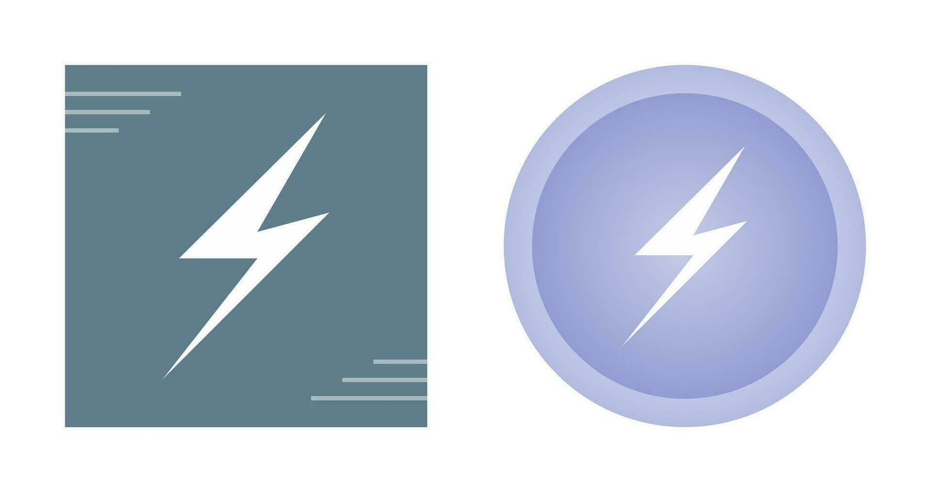 Lightening Vector Icon