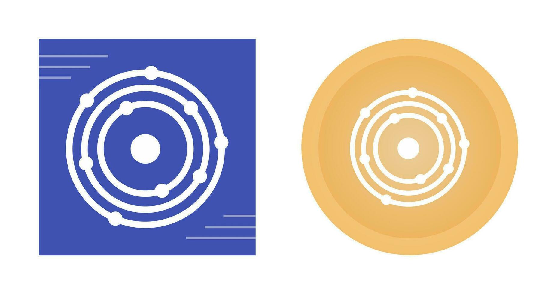 Atomic Structure Vector Icon