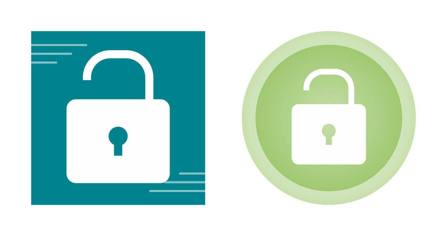 Open Lock Vector Icon