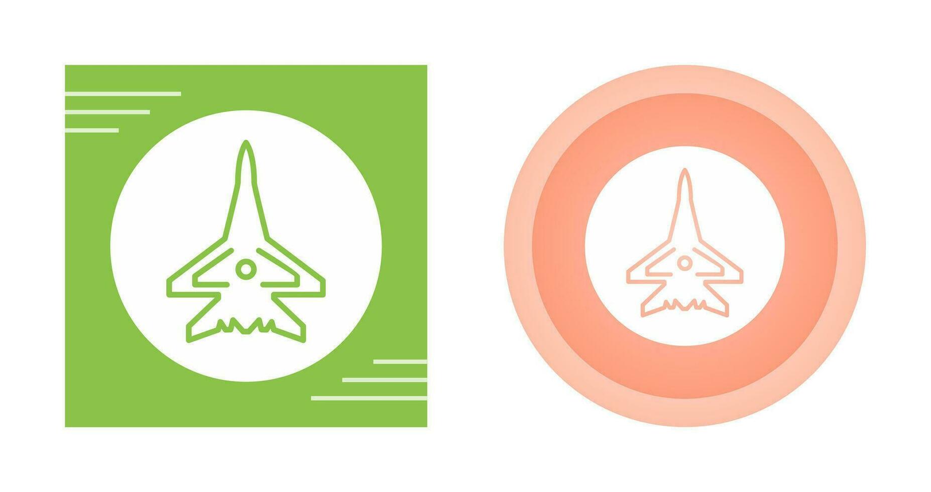 Fighter Plane Vector Icon