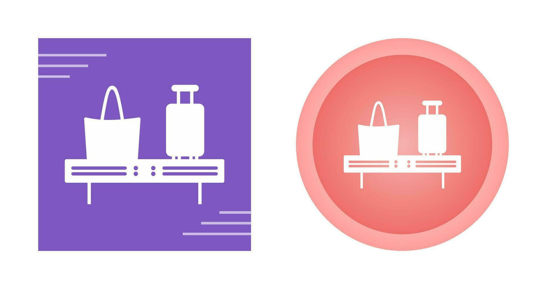 Luggage Carousel Vector Icon