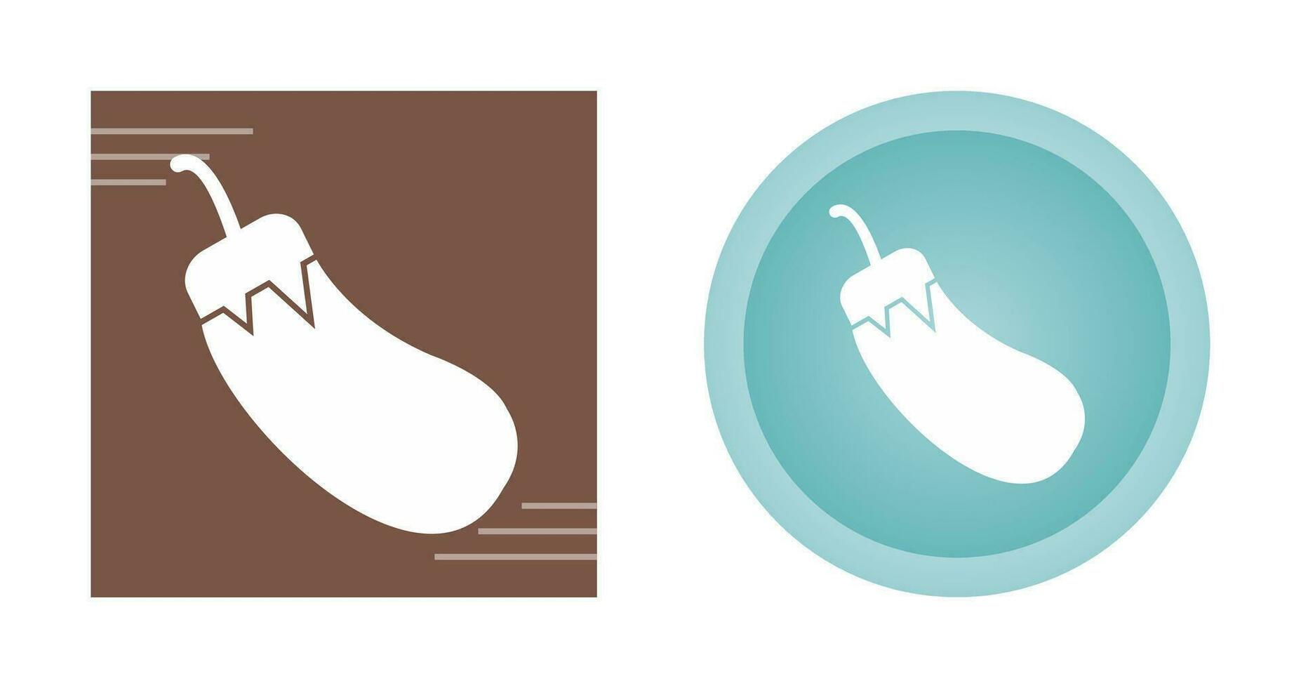 Eggplant Vector Icon