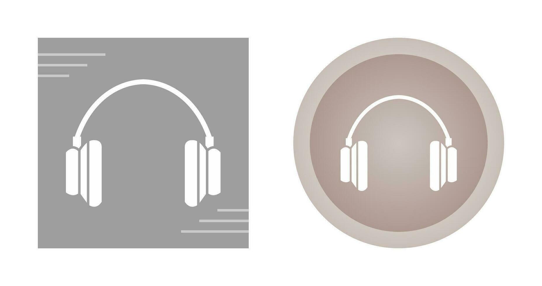 icono de vector de auriculares