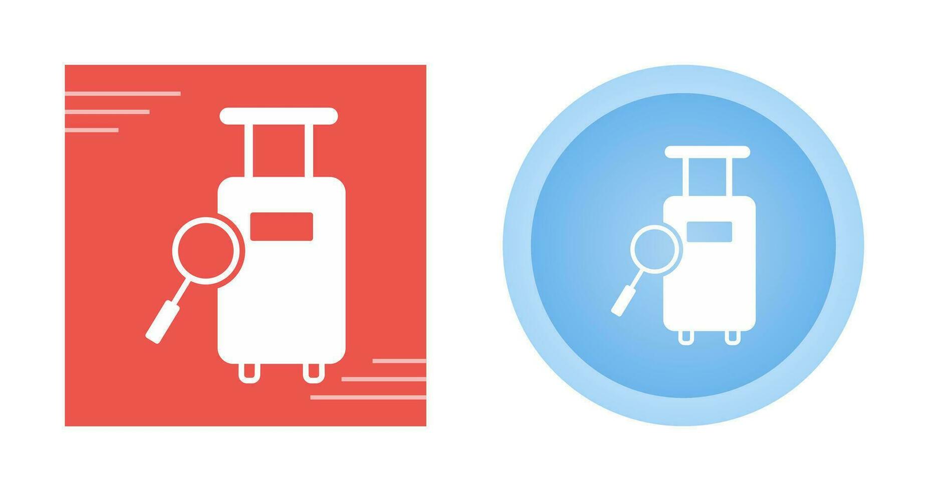 Find Luggage Vector Icon