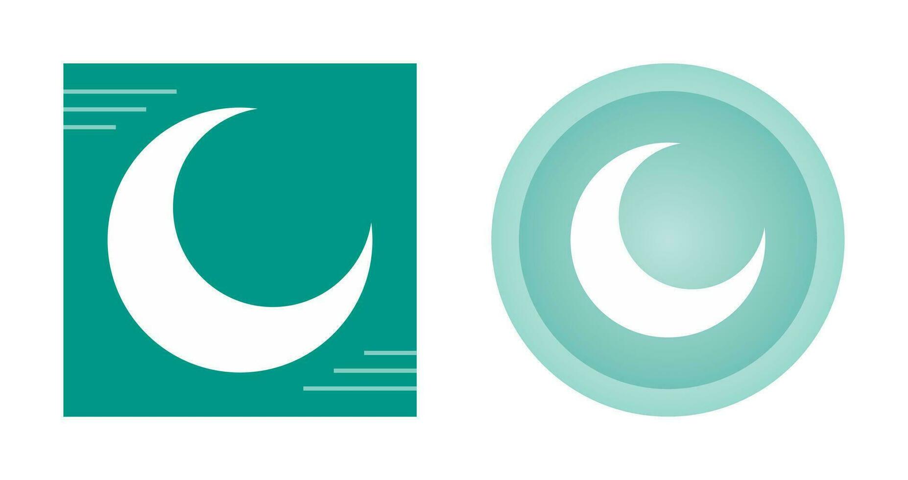 Half Moon Vector Icon