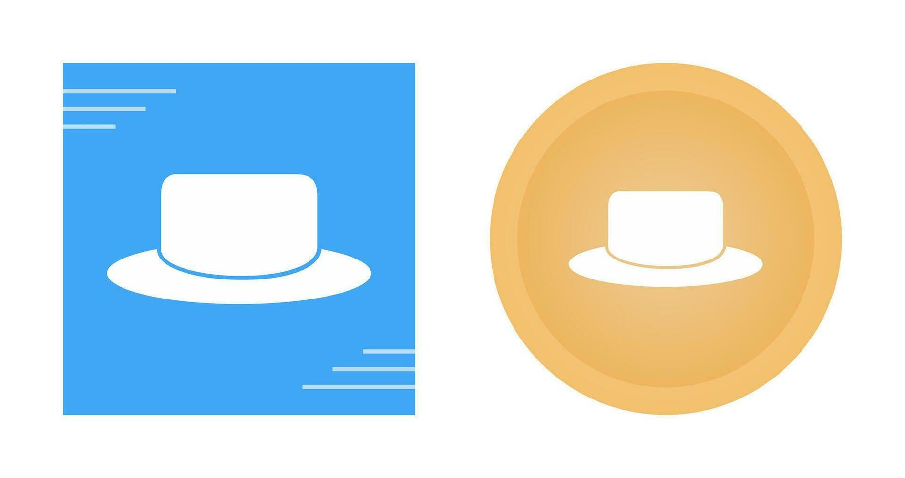 icono de vector de sombrero