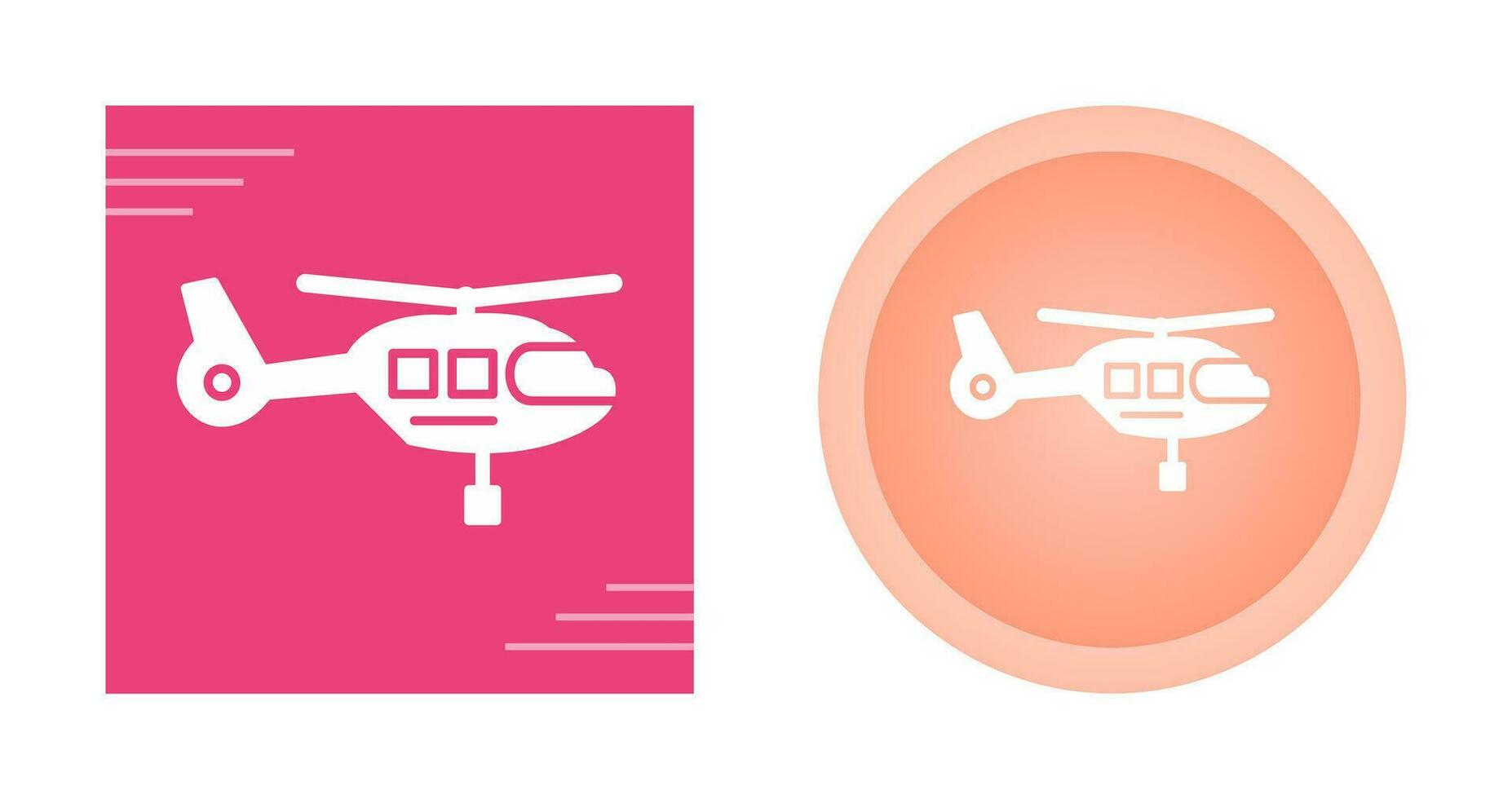 icono de vector de helicóptero