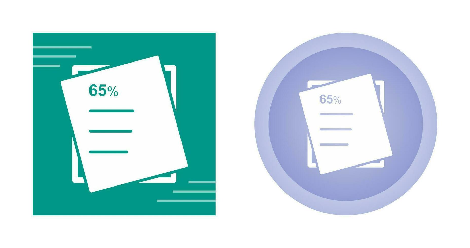 Graded Paper Vector Icon
