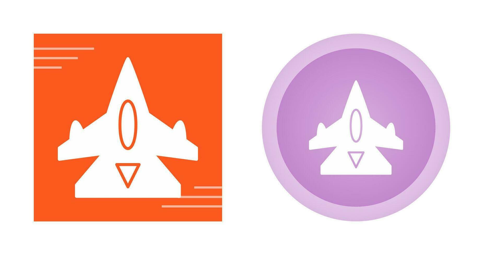 Fighter Jet Vector Icon